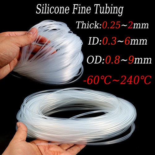 Clear silicone tube hose - clear,