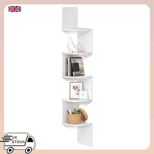 Corner shelf tier wall - corner, 5-tier