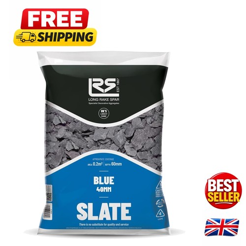 Beautiful 40mm blue slate - blue,