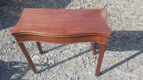Georgian mahogany baize - georgian,