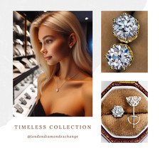 Exquisite Round 1ct/2ct Screw Back Earrings Diamond TestCertified Lab-grown VVS1