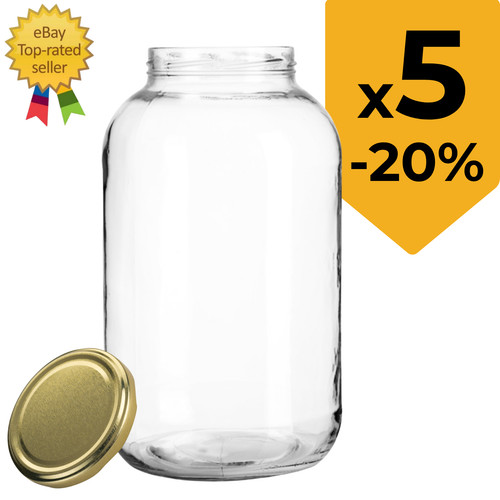 25l large glass jar - large, approx