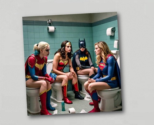 Fridge magnet super girl - fridge,