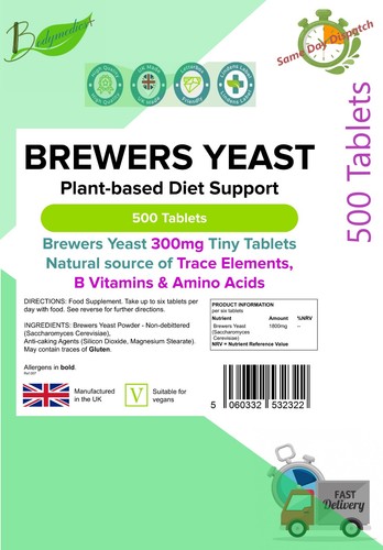 Brewers yeast 300mg - brewers, (500