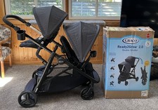NEW 1925 GRACO #2190633 Ready2Grow 2.0 DOUBLE BABY STROLLER w/ ORIGINAL BOX