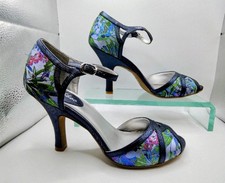 Ruby Shoo Eliza Blue Peep toe