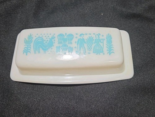 Vtg pyrex amish butter - vtg,