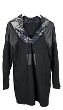 LAUREN VIDAL  Women's Black Dress Viscose/Polyamide/Elastane Size XL