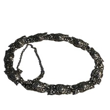 Vintage Sterling Silver Marcasite Bracelet – TM & Co – Lion Passant Hallmarked –