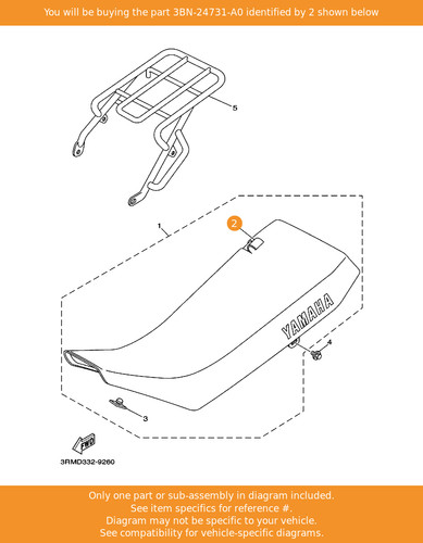 Yamaha cover seat - cover,,