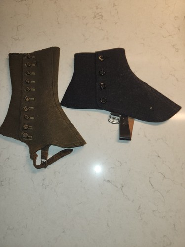 Vintage spats with - spats, buttons