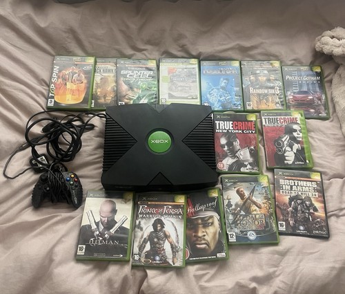 Xbox original black console - original,