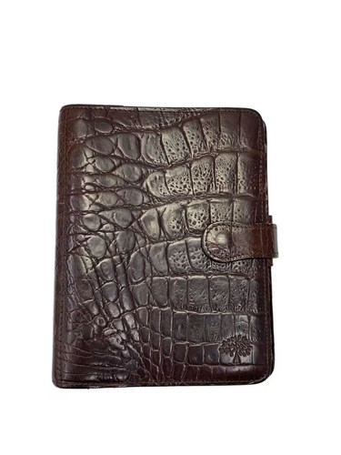 Mulberry leather notebook - mulberry,