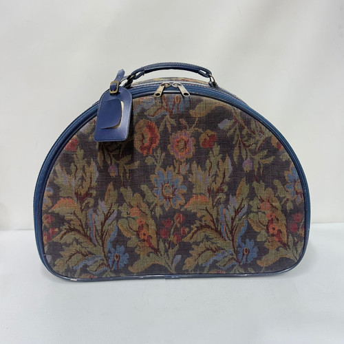 Vintage floral tapestry vanity - vintage,
