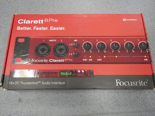 Focusrite clarett 8pre usb - clarett,