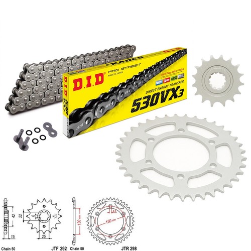 Ns400 chain and sprocket kit - sprocket,