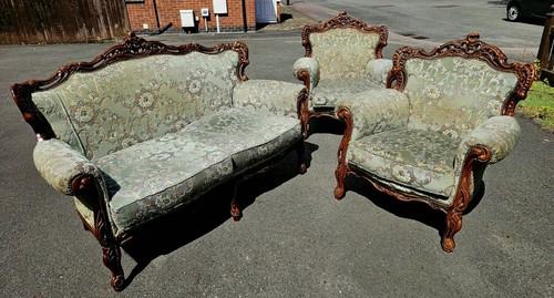 Vintage piece french rococo - 3-piece,