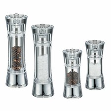 Zassenhaus Pepper Mill or Salt Mill AACHEN, Acrylic, 18 or 14cm, Spice Grinder