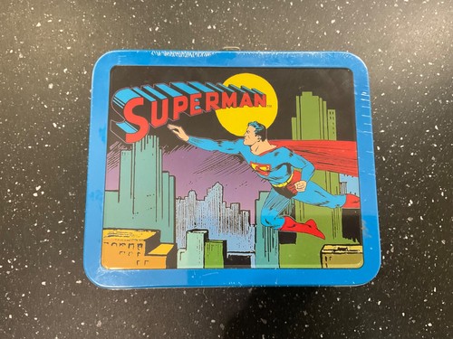 Superman 1950s style lunch box - superman,