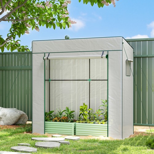 Lean greenhouse portable - lean-to,