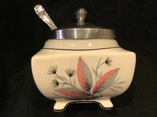 Antique china preserve pot - preserve,