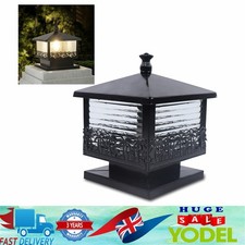 Vintage Black Pillar Light