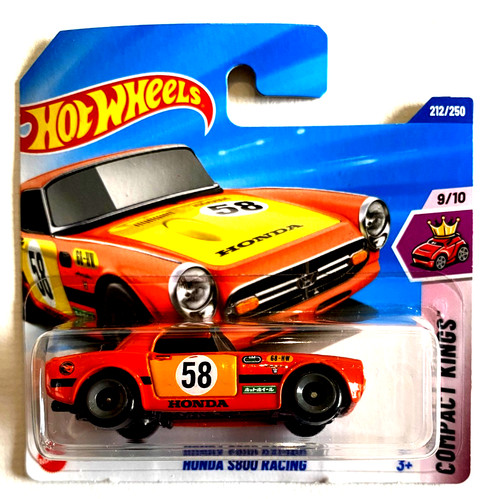 Hotwheels honda s800 racing - honda,