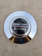 American Racing AR Chrome Plastic 6-1/2" Hubcap Wheelcover Center Cap X1834147-9