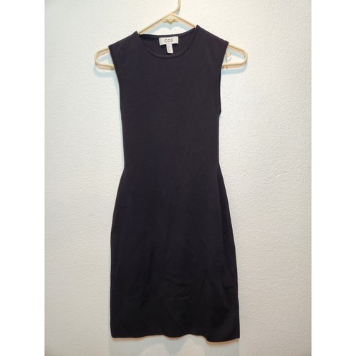 Cos black sleeveless stretch - black,