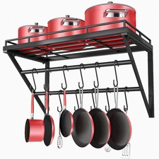 60 cm Wall Mount Pot Rack | 12