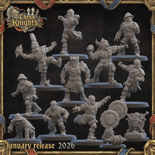 Chess knights fantasy - chess,