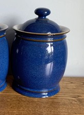 DENBY IMPERIAL BLUE STORAGE JAR 