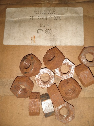 Whitworth nuts slight - 1/2,