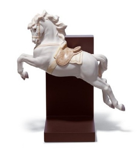 Lladro porcelain animal - porcelain, horse
