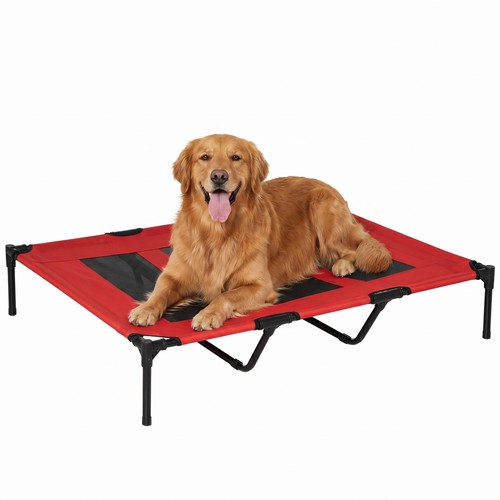 Pawhut elevated dog bed - pawhut,