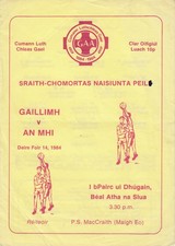 GAA - Galway v Meath 14/10/1984 National League D1