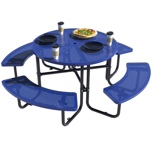 Round metal picnic - 46",