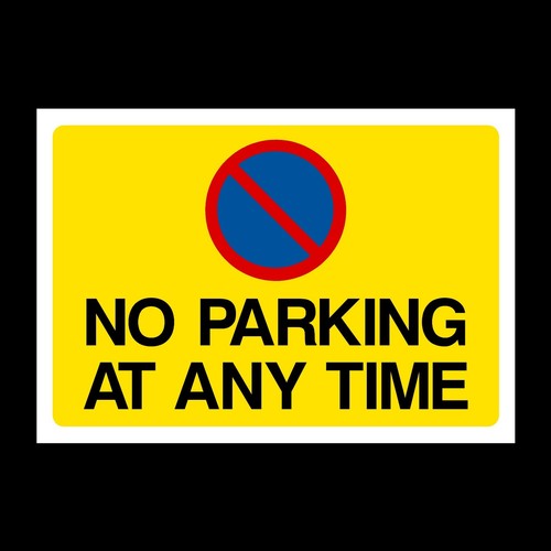Parking any time - no, at