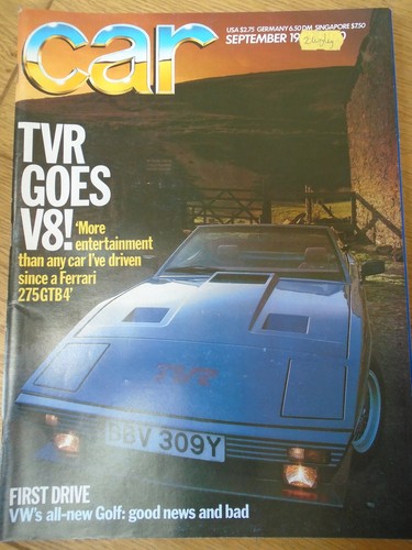 Car sep 1983 tvr - car,