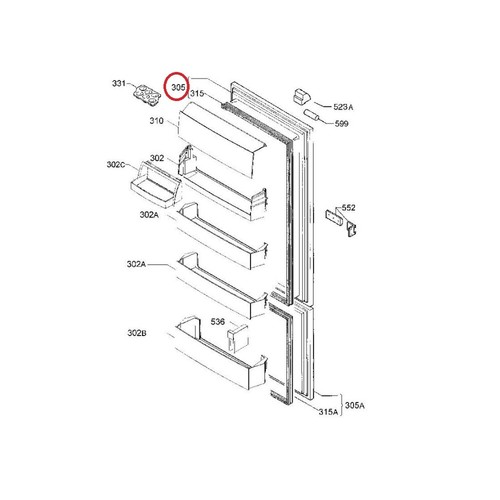 Zanussi fridge freezer top - zanussi,