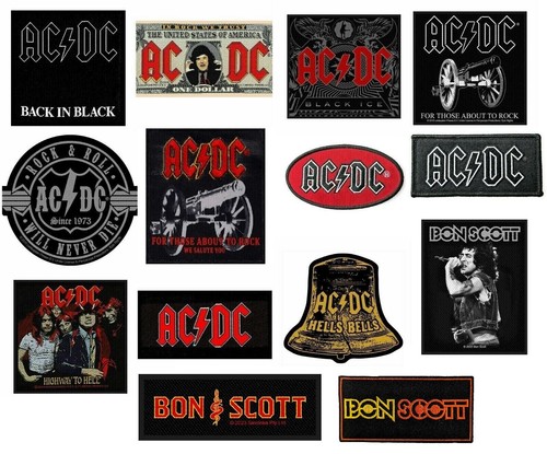 Official merchandise sew - ac/dc,