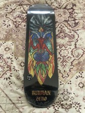 Zero Skateboards Dane Burman Stained Glass Skateboard Deck 8.625”