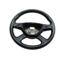 SKODA OCTAVIA MK3 5E MULTIFUNCTION LEATHER STEERING WHEEL 2016 5E0419091AC
