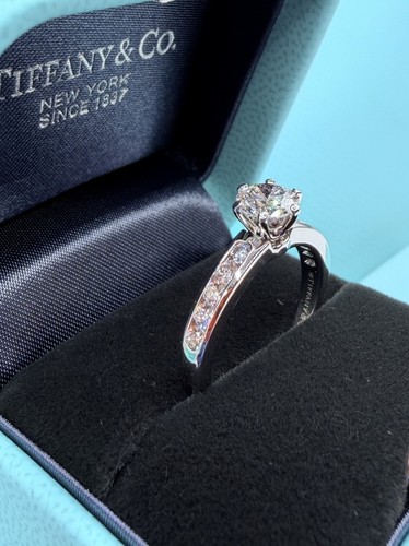 Tiffany platinum 0 76ct - tiffany, co