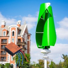 12V 600W Vertical Wind Turbine Wind Turbine Wind Generator & MPPT Charge Controller