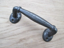 VINTAGE OLD STYLE HEAVY IRON CABINET CUPBOARD DRAWER DOOR PULL HANDLE