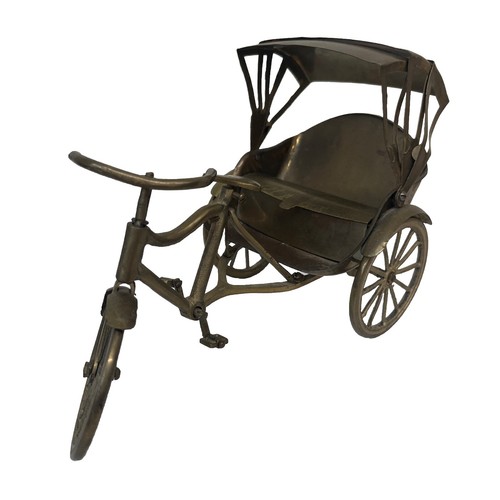 Vintage brass bicycle - brass,