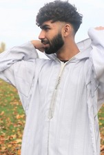 Moroccan Hooded Cotton Blend