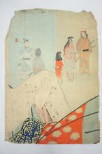 Japanese Color Woodblock Print 1895 Original by Kobayashi Kiyochika 1130D8