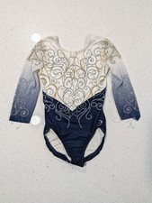 COMPETITION Gold Medal Elite Team Ozone gymnastics Leotard AM Warrior SWAROVSKI